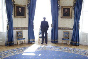 President Obama in the Oval Office